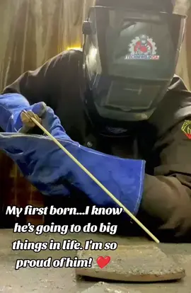 The things you have been through with me pa and you still came out to be even better than the best version of me and your father! Our first born children never get the recognition they deserve and to my big baby I owe the world to you because there's so much that I wouldn't have overcome without you! te amo mi vida hermoso. Keep up the great work and I know you're gonna be a great welder one day! ❤️‍🩹
