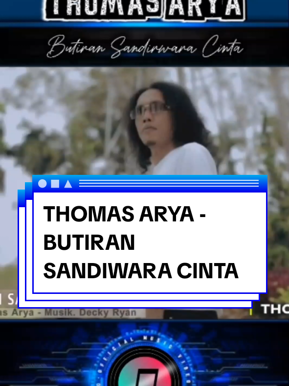 THOMAS ARYA - BUTIRAN SANDIWARA CINTA (Official New Acoustic) #lagupopuler #liriklagu #trending #thomasarya 
