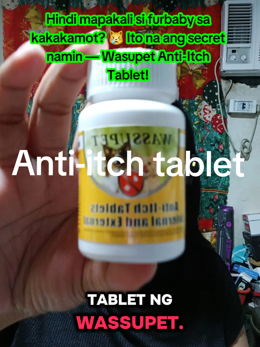 Mapapansin mo agad ang difference — less scratching, more cuddles! 💕 Wasupet Anti-Itch Tablet helps soothe your furbaby’s skin irritation from the inside out. Gawin mo silang kamot-free at happy! 🐾 #Wasupet  #PetCareTips #CatCare #DogCare   #creatorsearchinsight 
