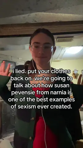 cause wdym she got denied from going to heaven and had to live while everyone she loved died just because she liked feminine things. ##narnia##chroniclesofnarnia##susanpevensie##fyp##foryou