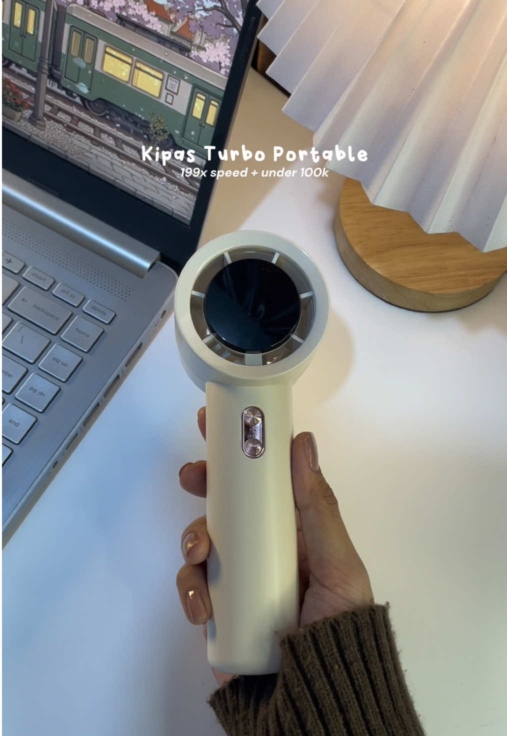 best purchase! kipas turbo portable under 100k🥹🤍 199x speed+anginnya kenceng dan nyebar bgt, wajib punya #kipasangin #kipasturbo #minifanportable #kipasmurah #kipasmini 