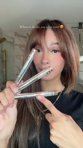 My new favorite stocking stuffers 🎄🙂‍↔️ #lipstain #makeup 