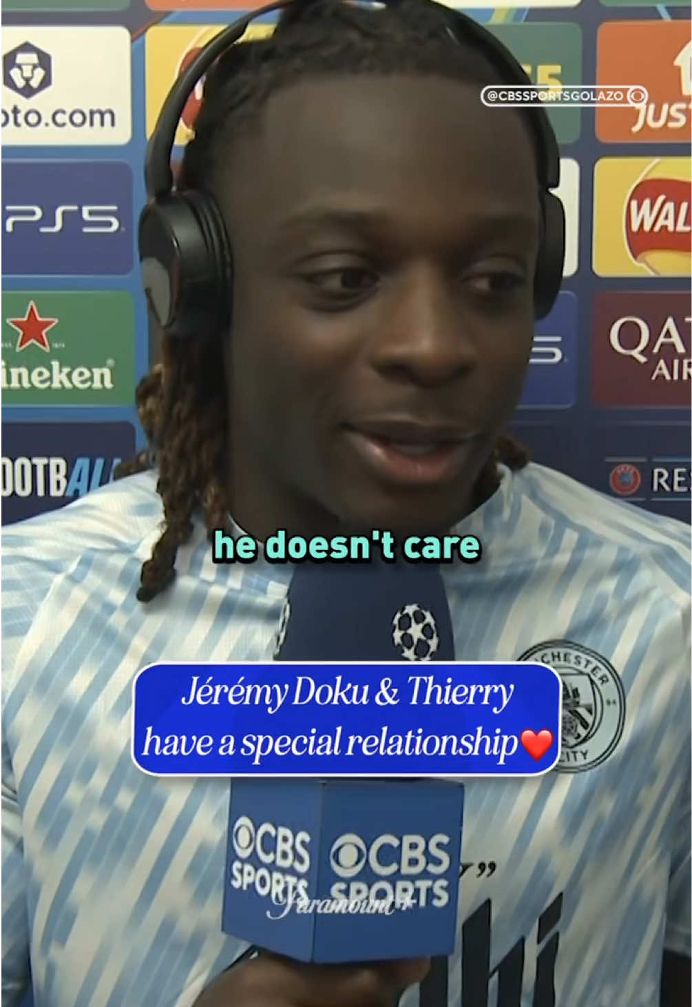 Imagine having Thierry Henry as your coach 😍 #ucl #championsleague #ucltoday #jeremydoku #thierryhenry 