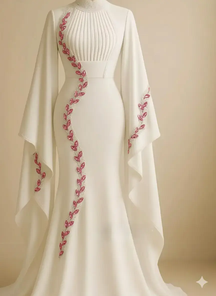 شوفه الرقه نزلت كل الونه لما بنقول هتكوني مختلفه معانا دي حقيقي ومش مبالغه استايل رااقي وجذاب جدا ✈️👑✔️🤍🖤 تطريز احجار شك وماتريل فخمه وقيمه جدا لناس فعلا الي زوقها عالي وفخم جداااااا 👌👑 مستورده بتنزل ولا غلطه  وكل المقاسات متاحه ومتاح سايز خاص  ومتاح تواصل اي مكان ف العالم ✈️  السعر  الحجز بدبيوزيت نص المبلغ 🤚