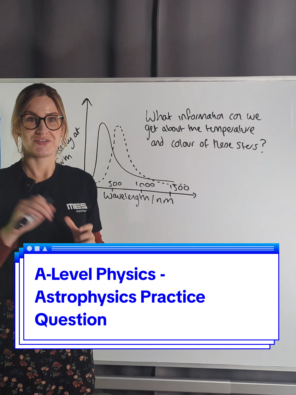 A-Level Physics - Astrophysics Practice Question  #brookdoesphysics #myedspace #physics #Science #alevels 