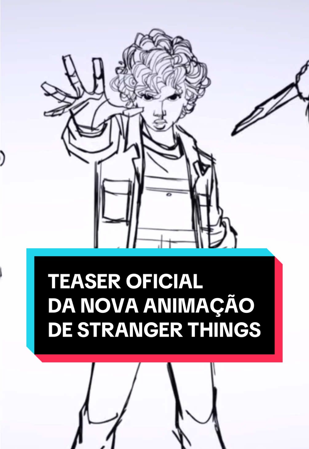 Teaser da nova animação de Stranger Things foi divulgado pela Netflix #strangerthings #strangerthings5 