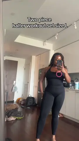 I love me a good quality AFFORDABLE workout set! ##Workoutset ##Twopieceset##Activewear