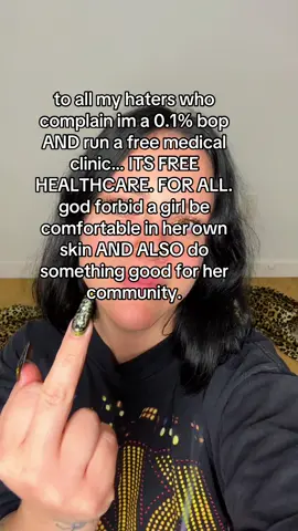 im tired of the “she doesn’t do anything productive in society” when im using my medical degree every week to provide free healthcare to people who need it. im pretty AND smart AND do good things with my earnings. what have you done for your community lately? 