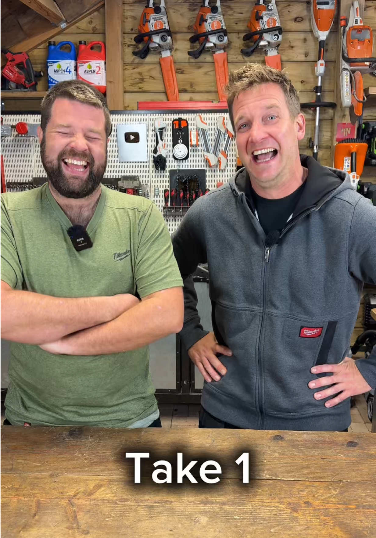 Outtakes 😂 It’s a good job we can re-film! #outakes #lol #funny #laugh #fyp 