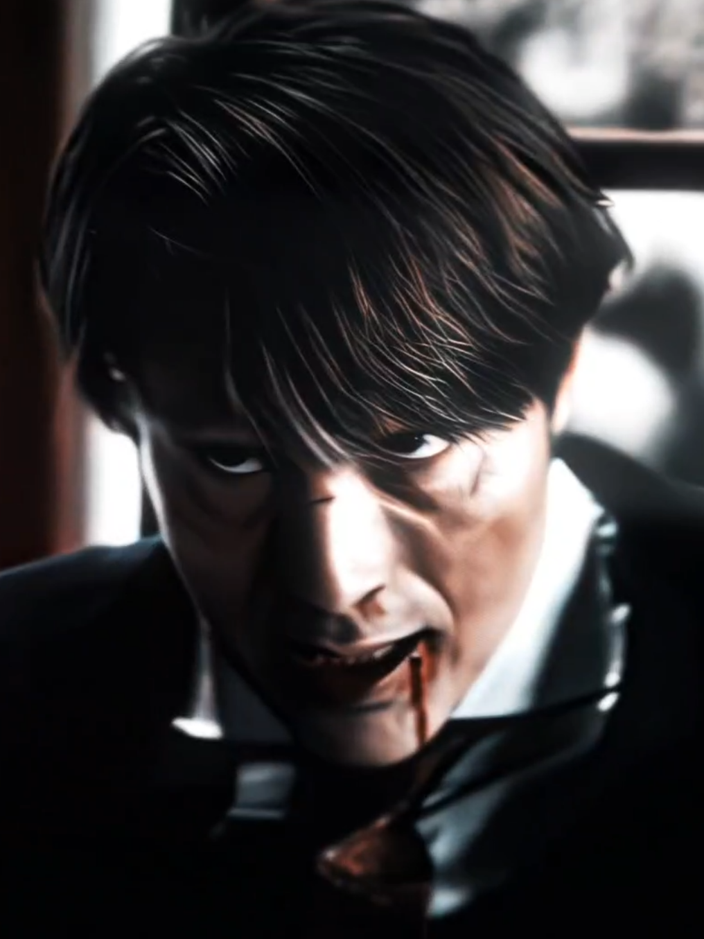 He was so scary in this scene #hannibal #madsmikkelsen #hanniballecter #edit #fypviral 