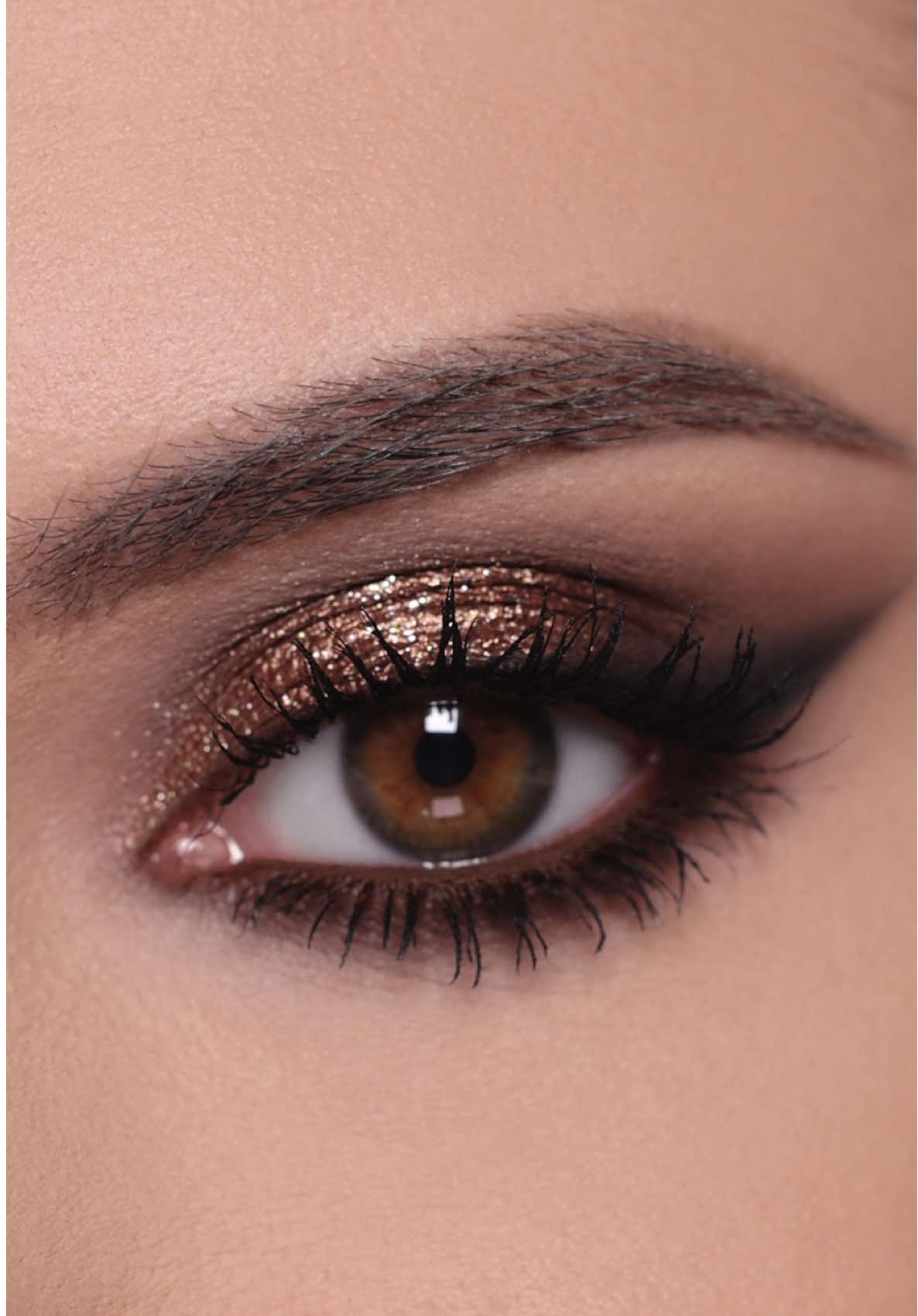 Easy Smokey Eye Makeup Tutorial 🤎 #smokeyeye #eyelinertutorial #sparklymakeup #eyemakeuptutorial #easymakeup 