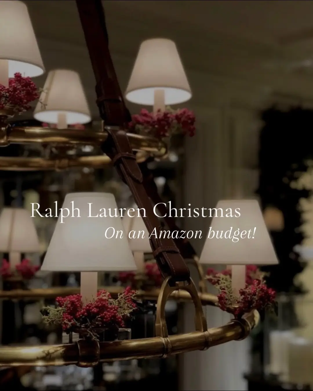 Create a Ralph Lauren–inspired Christmas — classic, refined, and effortlessly elegant ✨🎄 Think tartan plaids, greenery, and timeless gold details that bring a touch of luxury to your holiday home 🎁♥️ • All hand-picked from @Amazon, blending designer style with affordable finds! Link in bio to shop 🤩 #ralphlauren #ralphlaurenaesthetic #christmas #christmasdecor #amazonfinds 