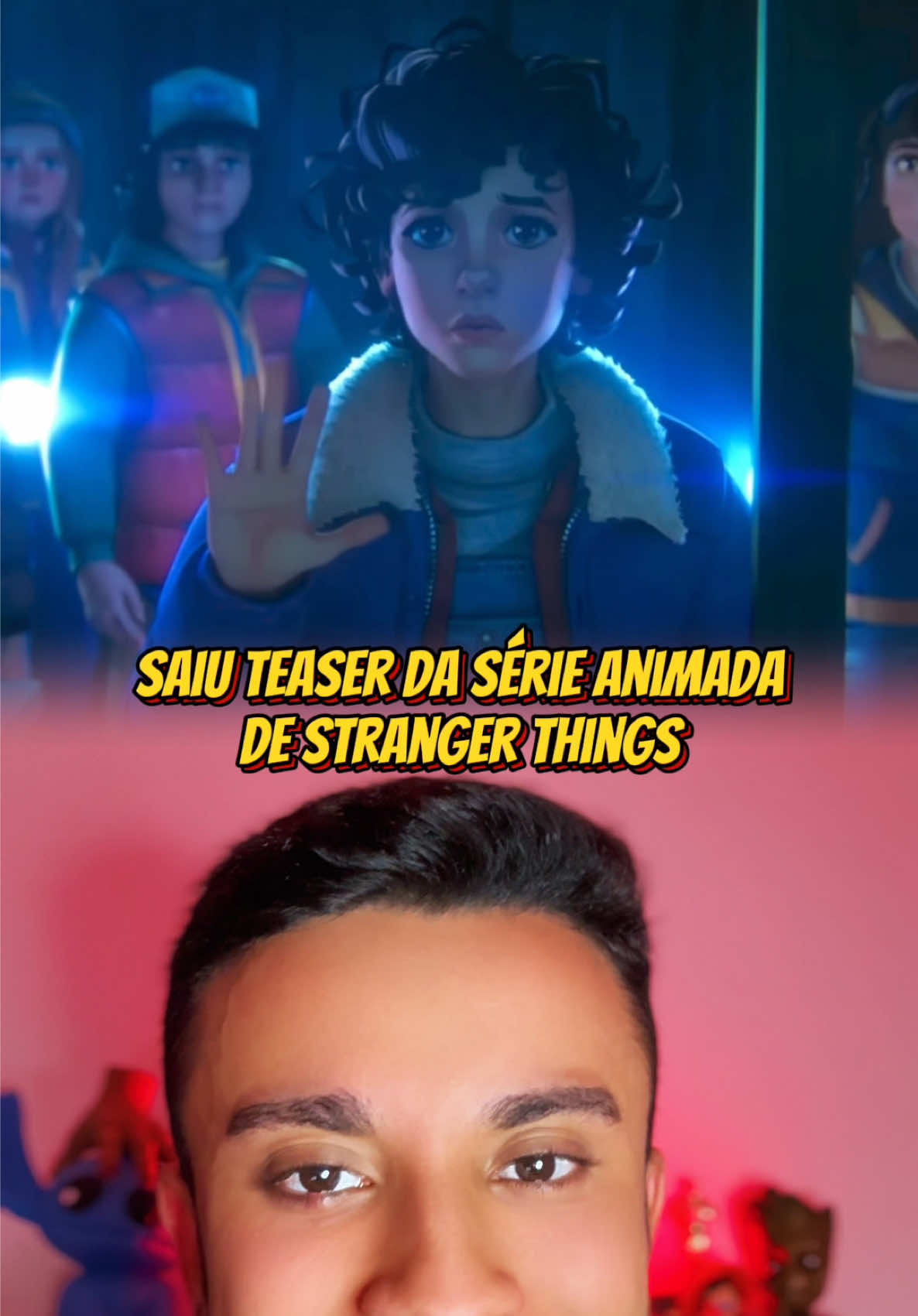 Nova série animada de Stranger Things chega em 2026 na Netflix! #strangerthings #strangerthingsanimation #strangerthingsnetflix #tiktokmefezassistir 