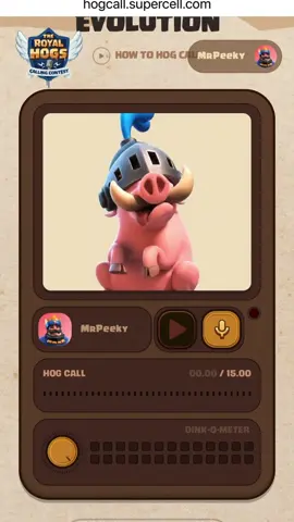 Hogs Calling! #clashroyale #supercell #clash #mrpeeky #piggy 