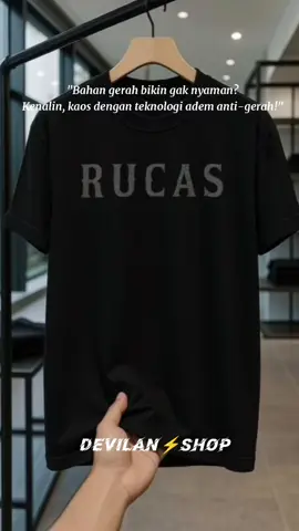 Rekomendasi Kaos Rucas Bikin Adem Dan Nyaman Setiap Hari🤙😎#kaospria #fashionpria #rucas #fyp 