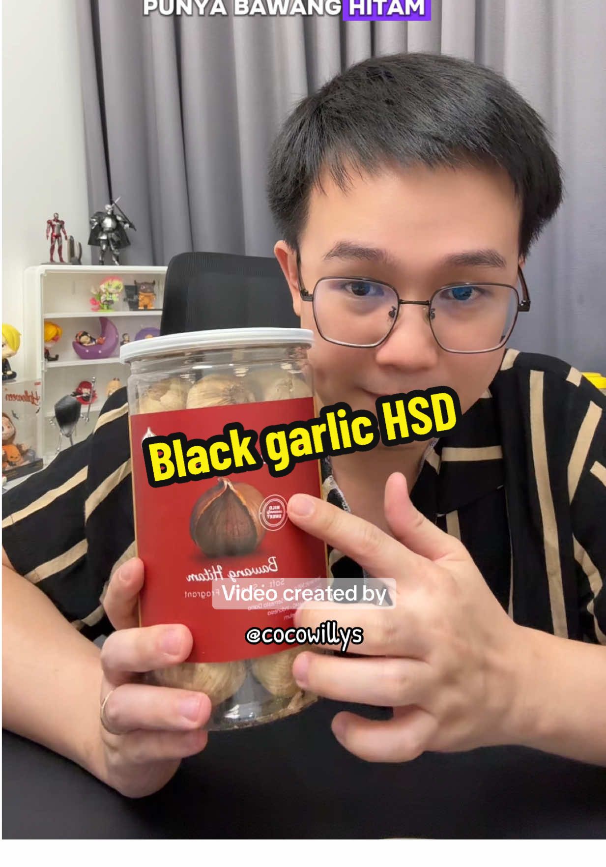 Manfaatnya banyak banget katanya #hsdblackgarlic #blackgarlic #blackgarlicpremium #bawangputihtunggal #bawanghitam 