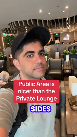 The public areas are nicer than the lounge