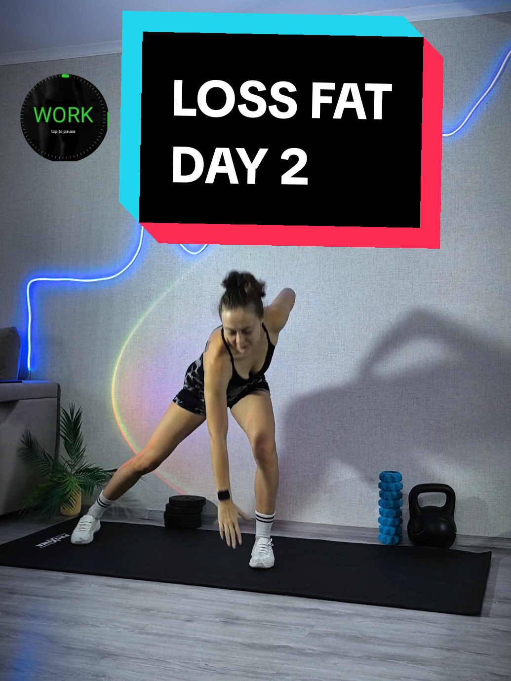 4 weeks loss fat at home 🔥 ✔️DAY 1 ⏱️4 minutes 20 seconds work 10 seconds rest 3-6 rounds #workoutfromhome #cardioworkout #Fitness #tabata #motivation 