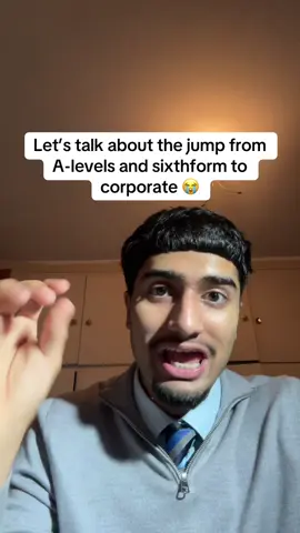 This is the jump no one talk about in corporate #degreeapprenticeship #sixthform #corporate #apprenticeship #student 