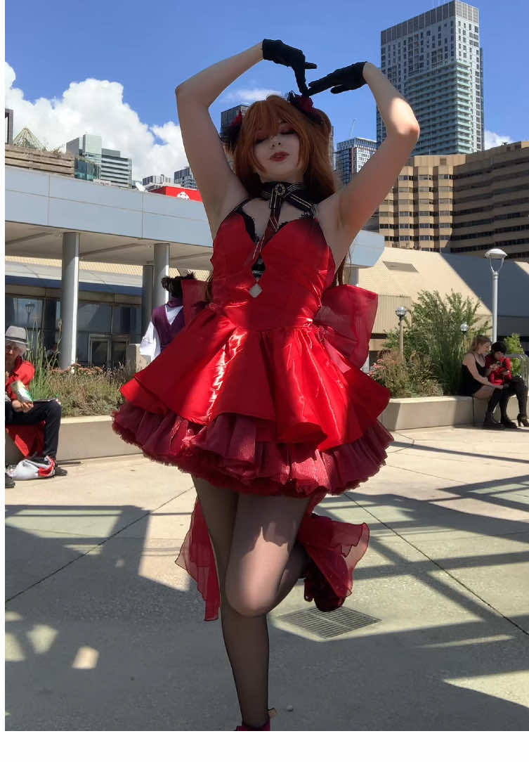 attitude again but this time u don’t fall 🥰 #asuka #evangelion #nikke #evangelioncosplay #asukacosplay 