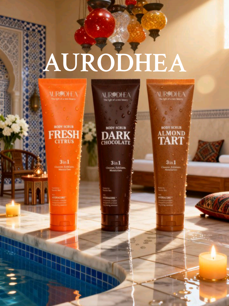 AURODHEA  Nouveaux Coffrets Corps  Trois rituels de beauté irrésistibles pour choyer ta peau et éveiller tes sens.Chaque coffret contient une crème pour le corps et un gommage enrichis du complexe HYDRACORE™, le tout dans une adorable pochette style teddy. Combo Corps ‘Fresh Citrus’ (code BSET001) Une explosion de fraîcheur et de vitalité aux notes d’agrumes et de douceur. Combo Corps ‘Almond Tart’ (code BSET002) Une douce caresse gourmande, inspirée du parfum de l’amande. Combo Corps ‘Dark Chocolate’ (code BSET003) Une caresse intense et enveloppante, irrésistible comme le chocolat noir. #chogan #beauty #luxury #body #choganlanduk 