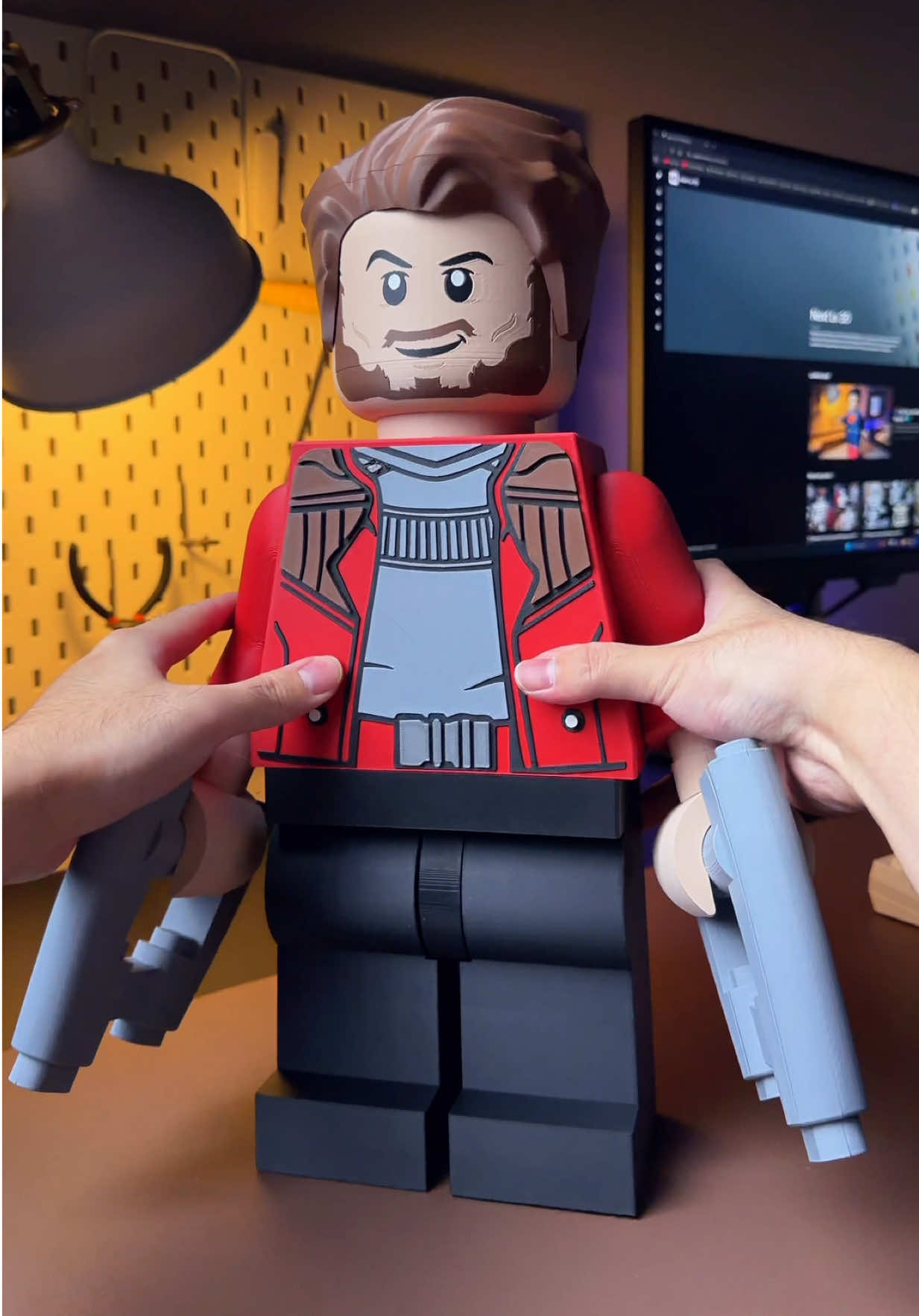 Ooga-chaka, Ooga-Ooga! Star-Lord! #3dprinting #lego #toys #starlord #marvel 
