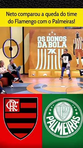 neto comparou #brasileirao #flamengo #palmeiras 