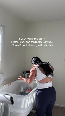Mornings with the littles 🫶🏻  #milsolife #militarylife #morningvlog #youngmomstyle 