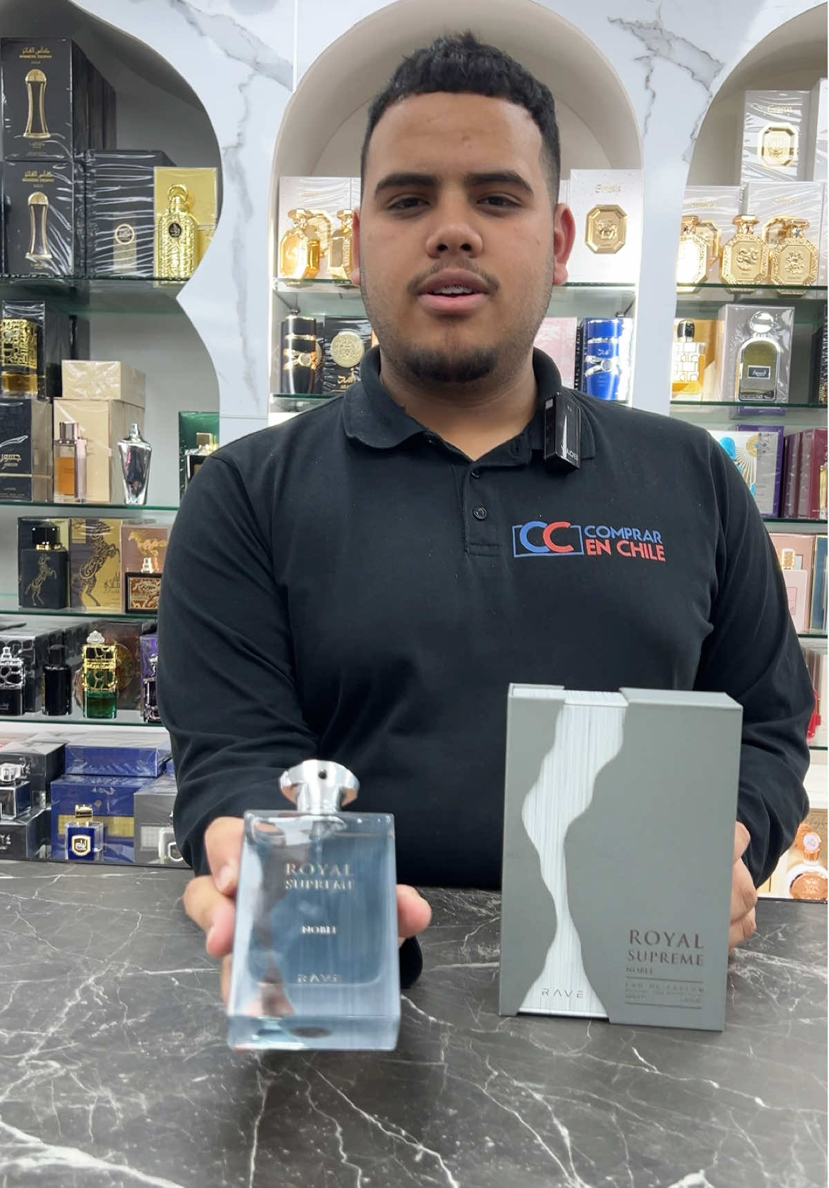 Rave Royal Supreme Noble de Lattafa 🖤 #fyp #comprarenchile #perfumeschile #perfumesarabes #perfume 