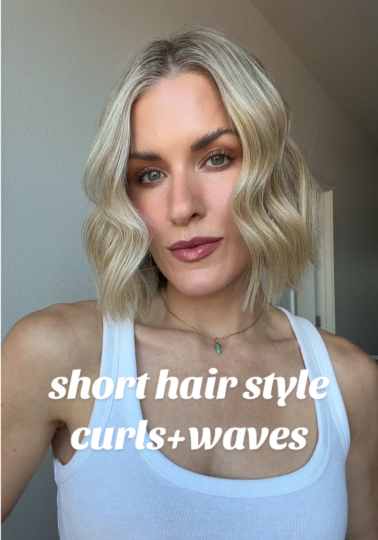 Love that my hair is getting a bit longer and I can try new techniques! Black Friday is coming up-I linked my flat iron in my bio-code BLACKFRIDAY for 30% off! #shorthair #shorthairstyles #bobhairstyle 