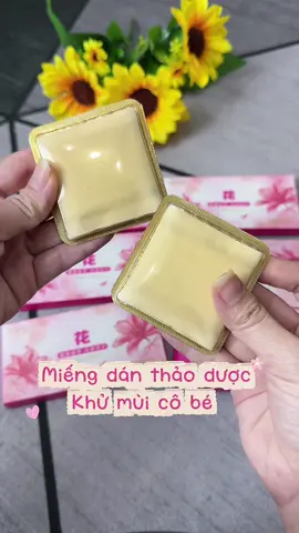 Miếng dán thảo dược khử mùi cô bé nên dùng hằng ngày nha chị em #chamsoccobe #bvsthaomoc #miengdanvungkin #bvshangngay #miengdankhumui 