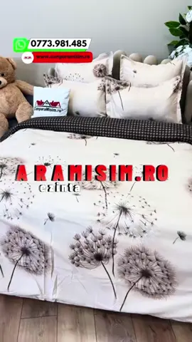 Lenjeria cu 8 piese din bumbac finet te asteapta acum pe site la cel mai bun pret! BLACK FRIDAY E AICI! 🥳 #cumparamisim #reduceri #oferte #discounturi #blackfriday 