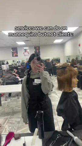 not yet offered at the school #cosmetologyschool #hairstylist #cosmetologystudent #hairtok 