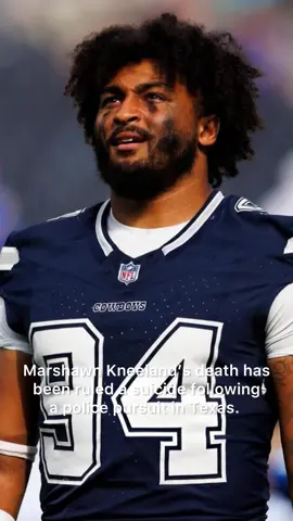 Gone far too soon 💔 Dallas Cowboys’ Marshawn Kneeland has tragically passed away at just 24. Authorities report his death as a self-inflicted gunshot wound following a police chase in Texas. Rest in peace. 🕊️ Hashtags: #MarshawnKneeland #DallasCowboys #NFL #BreakingNews #RIP     