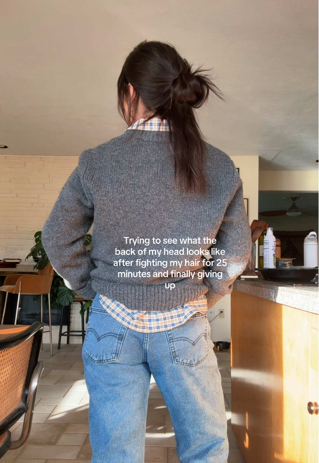 And ya know what the back of my head is none of my business 