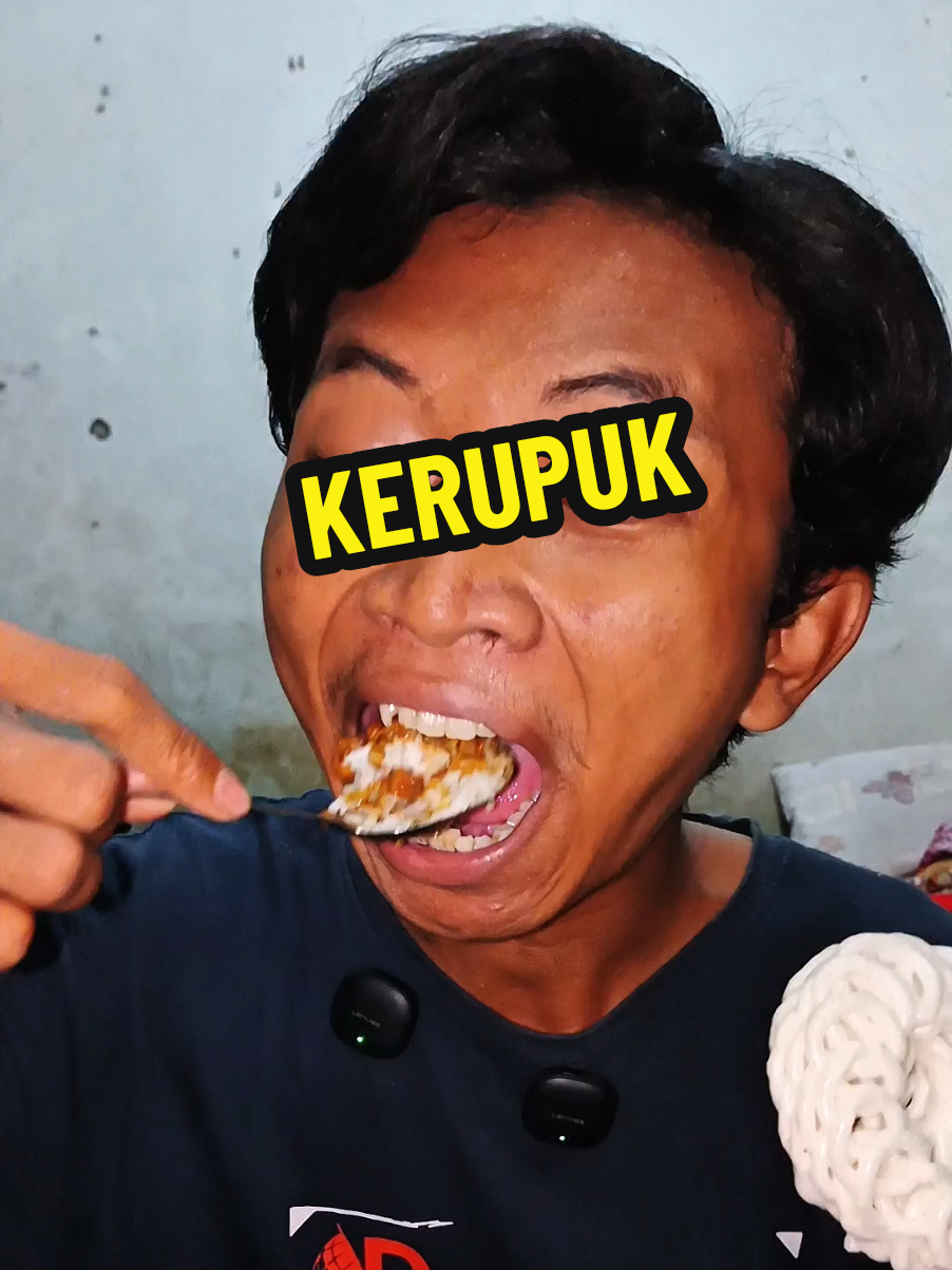 Bagian 1 | Nasi, tempe, kerupuk  #rice #tempe #kerupuk #makan #asmr 