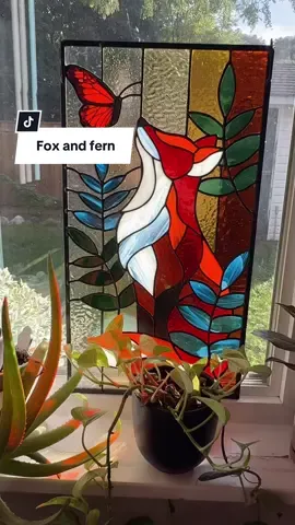 My favourite piece of the fall #glassart #stainedglass 