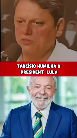 Tarcísio humilha o lula. #tarcisiodfsp #tarcisiodefreitas #tarcisiocortes @Tarcisiogdf