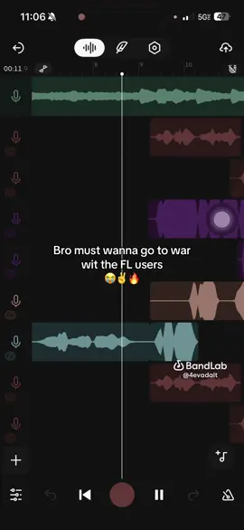 Somebody pls tell him he’s in over his head😭🙏#bandlab #fl #trending #fyp #viral 