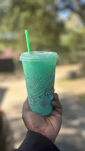 I been on #dutchbroscoffee  real bad!  Especially the #secretmenu   This is the Cotton Candy #greentea White Chocolate, Blue Raspberry. 10/10 legoo#dutchbros #dutchbroscoffee 