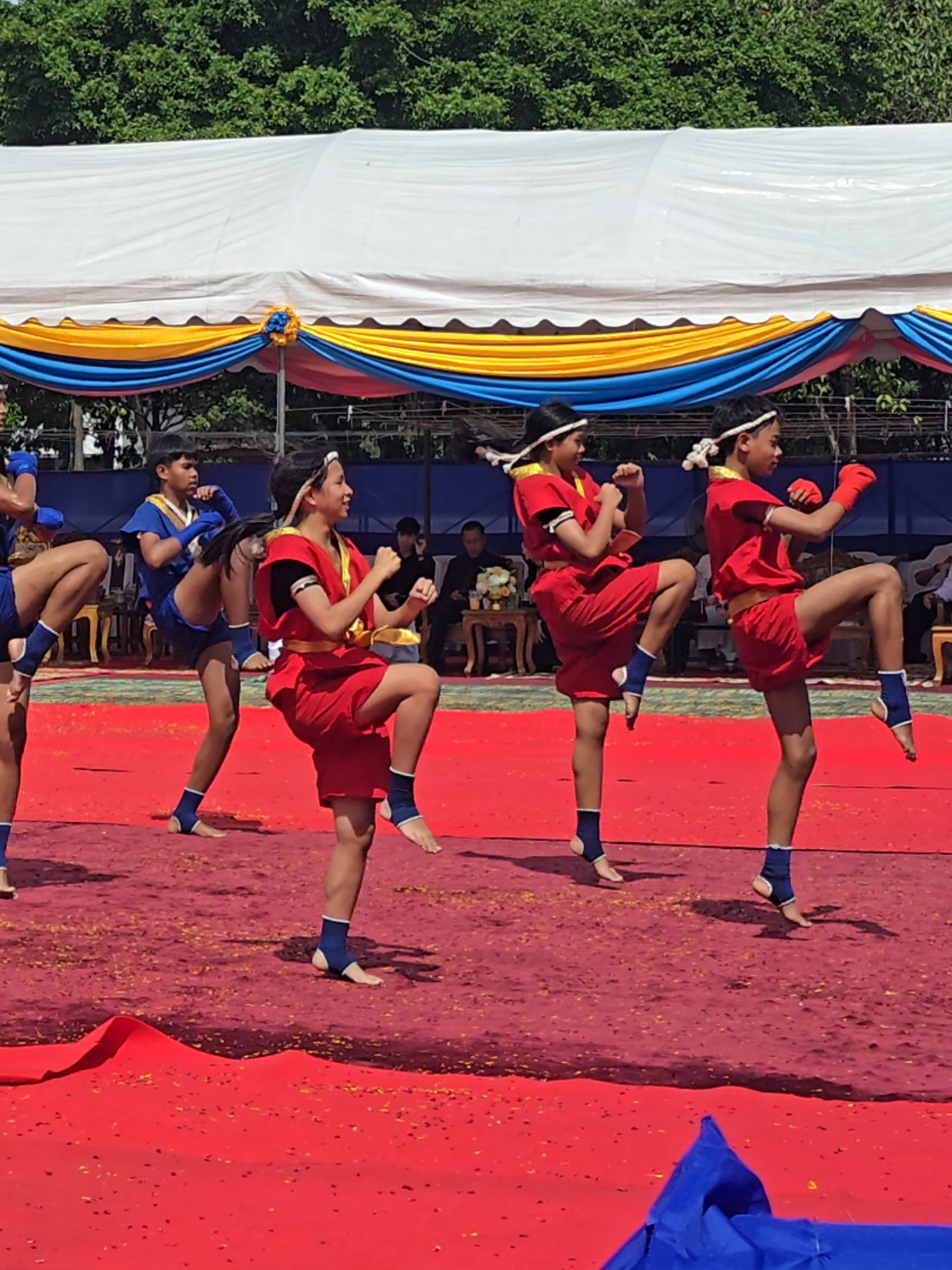 การแสดงคีตศิลป์มวยไทย  ของนร.โรงเรียนแหลมสิงห์วิทยาคม จันทบุรี #คีตะมวยไทย #คีตศิลป์มวยไทย @P 