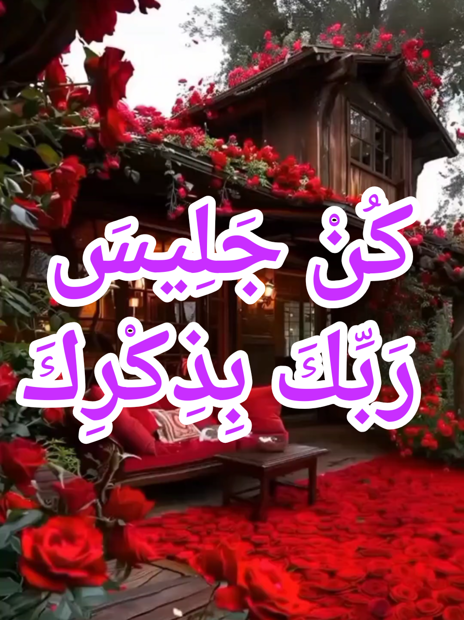 كُنْ جَلِيسَ رَبِّكَ بِذِكْرِكَ. #استغفرالله #صلوا_على_رسول_الله 