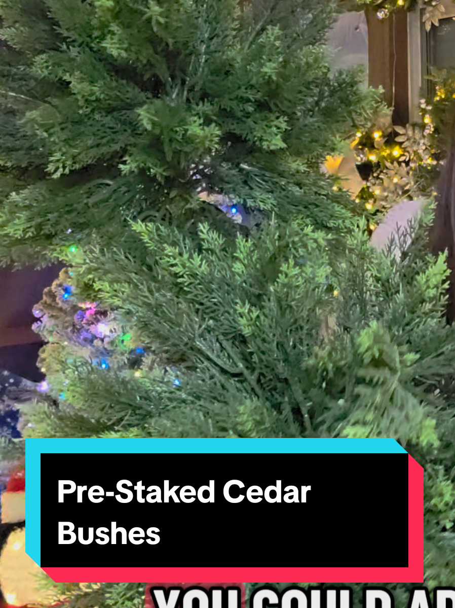 Transform your porch or entryway in seconds with these Artificial Cedar Bush Balls 🌲✨ Perfect for indoor or outdoor décor, front porch planters, garden entrance, and holiday decorating! These prestake evergreen topiary bushes look realistic, stay green all year, and are maintenance-free! Perfect for Christmas decorations, front door decor, landscaping, or even patio and balcony styling. ⚡️On CLEARANCE right now — 64% OFF + Free Shipping! Don’t wait till they sell out again. ✅ Realistic Cedar Appearance ✅ Weatherproof & UV Resistant ✅ Easy to Install – Prestake Ready ✅ Perfect All-Year & Holiday Decor Click the 🛒 orange cart below to grab your set before they’re gone! 🎄💚 #tiktokshopblackfriday #tiktokshopcreatorpicks #tiktokshopcybermonday #christmastree #christmasdecor 