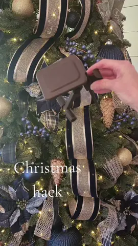 Christmas decor hack🎄 These handy hooks are 2 in 1 & a great solution as they hold your garland and stockings on your fireplace mantle. Easily adjustable and comes in other colors. I am undecided if I love this look. I am so not good with garland 🤦‍♀️ #christmas2025 #diychristmas #christmasiscoming 