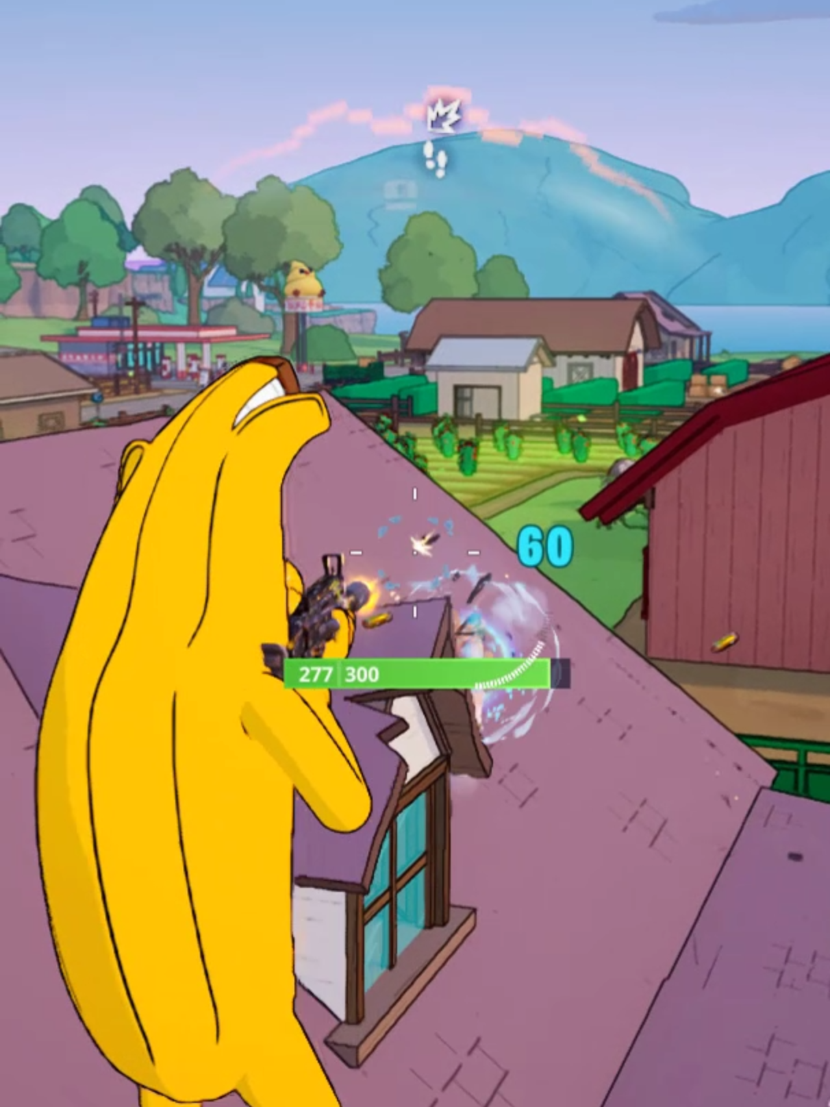 el bananin de SPRINGFIELD #xp #fornite #forniteclips #fornitememes #bug #maps #simpsons #mapa #fornitetiktok #rafapollito #mascotas