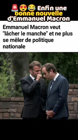🚨😅😍 Enfin une bonne nouvelle ! Emmanuel Macron veut 