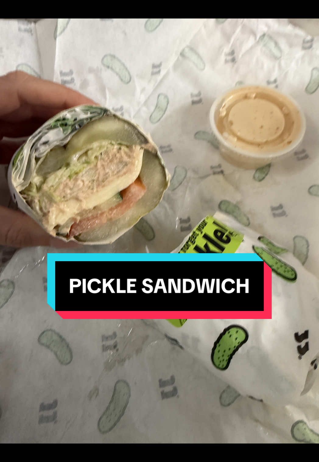 Been dreaming of this day #picklesandwich #pickles 