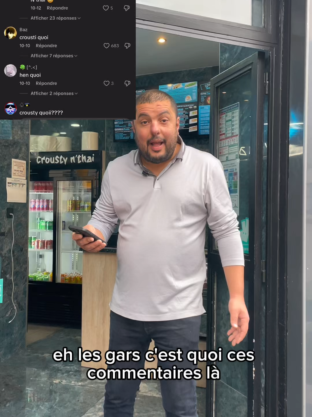 Crousty AND THAI on vous a dit !!! #fyp #pourtoi #viral #croustythai #freepalestin #freecongo #food #thai #nouveau #halloween #new #promo