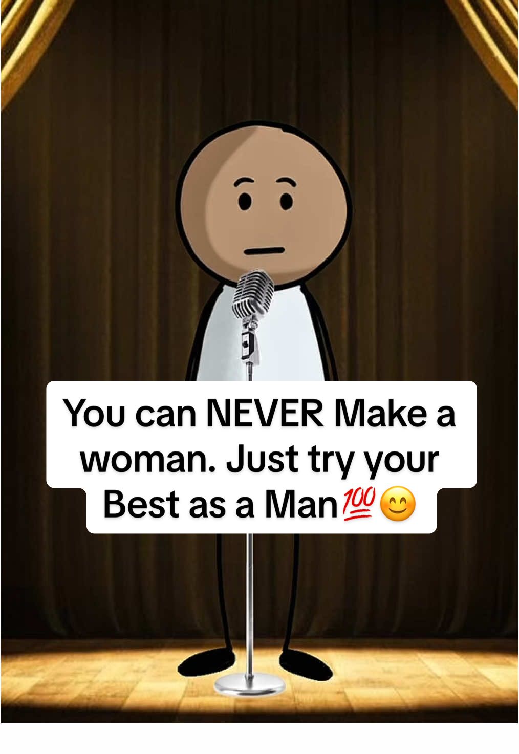 You can NEVER Make a woman. Just try your Best as a Man💯😊 #Love #wife #comedy #funnyvideos #funny 