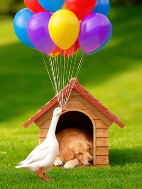#dog #fly #goose #balloons #funny #video #viralvideo #funnyvideos #foryoupage #trending #viral #foryou #sora #ai #sora2 #aivideo #duckvsdog #goosevsdog #PetsOfTikTok  #dogsofttiktok #plzviral🥺🥺🙏🙏foryoupage #fyp #creatorsearchinsight 